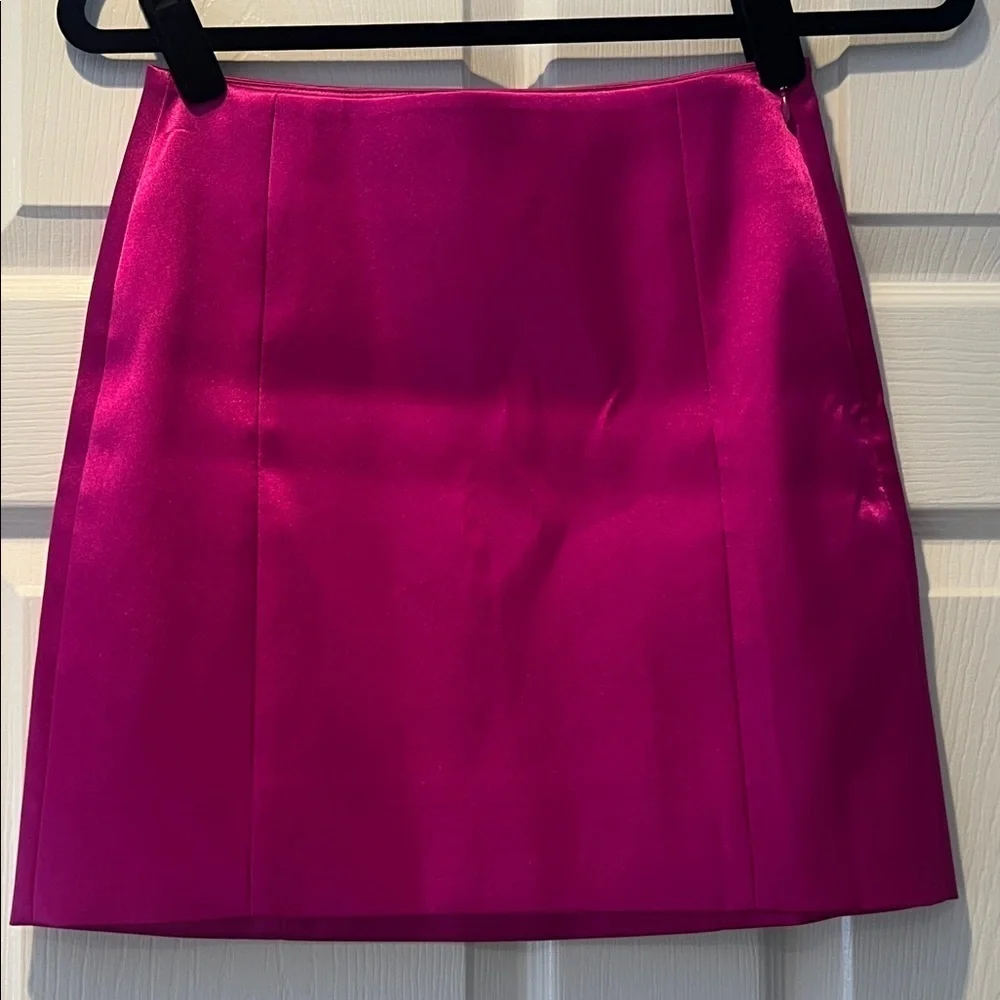Frame Denim | Skirts | Nwot Frame Vibrant Pink Mini Skirt Size 0 | Poshmark